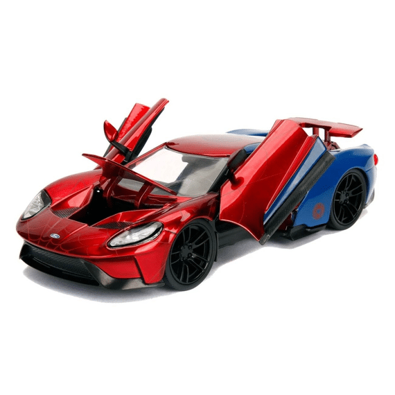 Marvel Spiderman Ford Gt Die Cast Voertuig Met Figuur