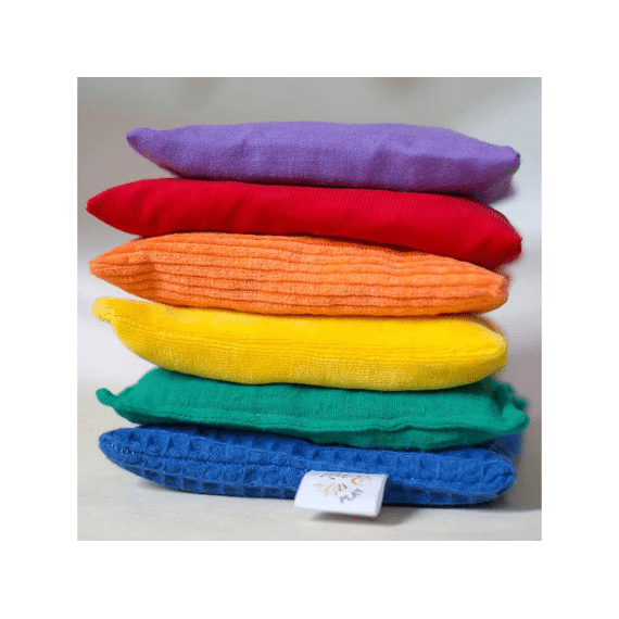 Pit & Play Pittenzakjes Rainbow 6stuks