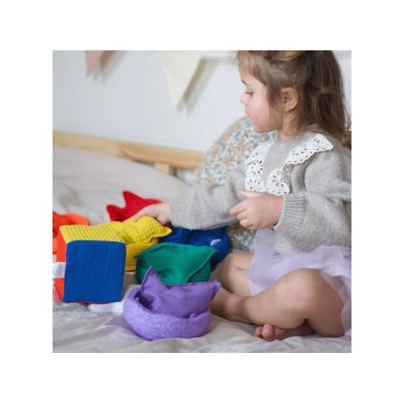 Pit & Play Dobbelstein Rainbow Pink