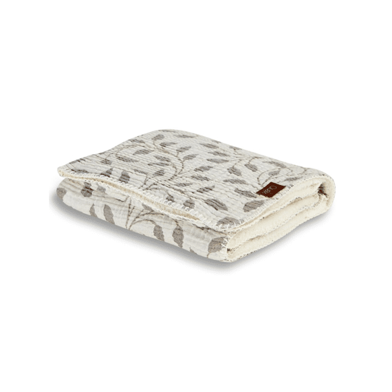 Quax Deken Wieg 65x80 Teddy Leaf