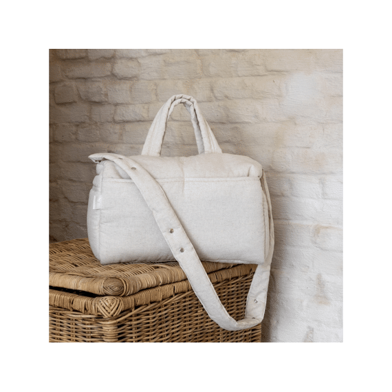 Living Nature Verzorgingstas Aline Linnen Beige