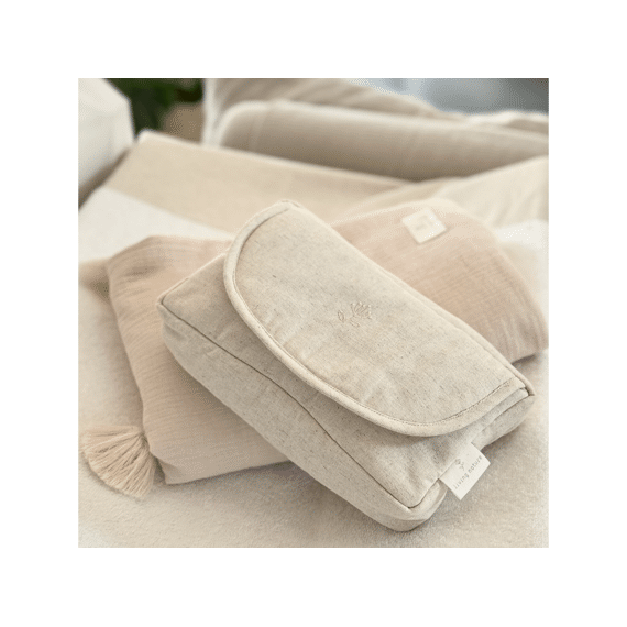 Living Nature Hoes Vochtige Doekjes Linnen Beige