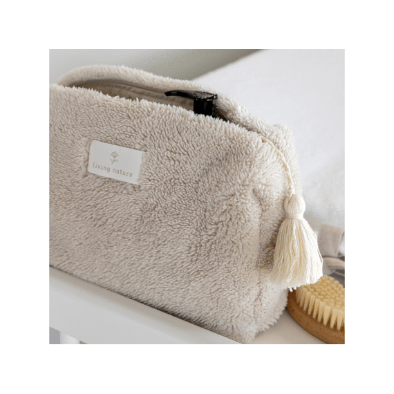 Living Nature Toilettas Claire Medium Linnen Beige