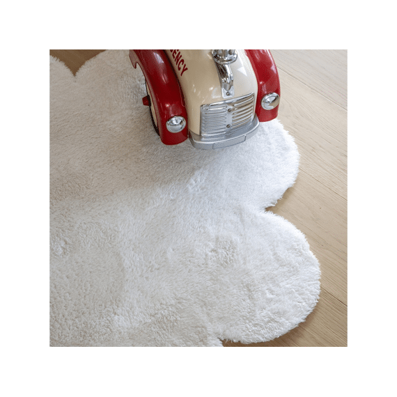 Living Nature Tapijt Flower Ecru 100x100cm