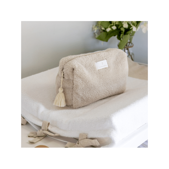 Living Nature Toilettas Cecile Medium Linnen Beige