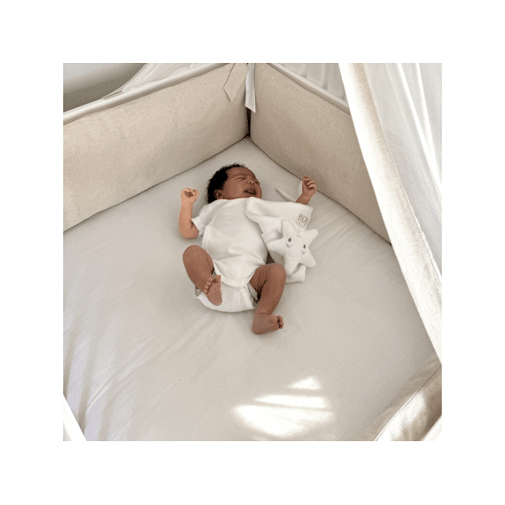 Living Nature Parkligger Linnen Beige