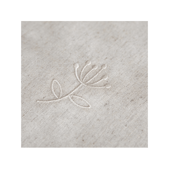 Living Nature Dekbedovertrek 100x135cm Linnen Beige