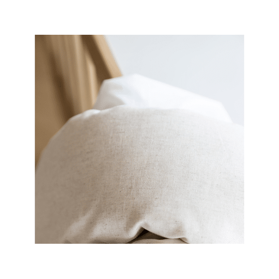 Living Nature Dekbedovertrek 100x135cm Linnen Beige