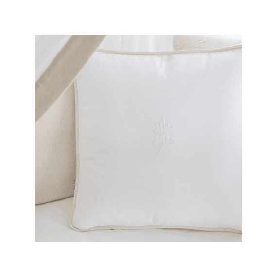 Living Nature Kussen Wit/beige