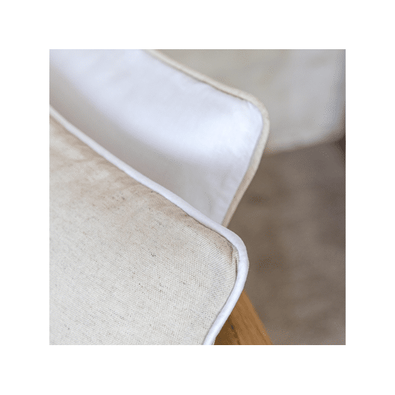 Living Nature Kussen Beige/wit