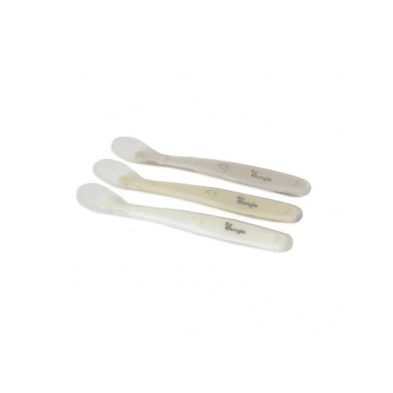 Bo Jungle Silicone Lepels Wit/dune/terracotta