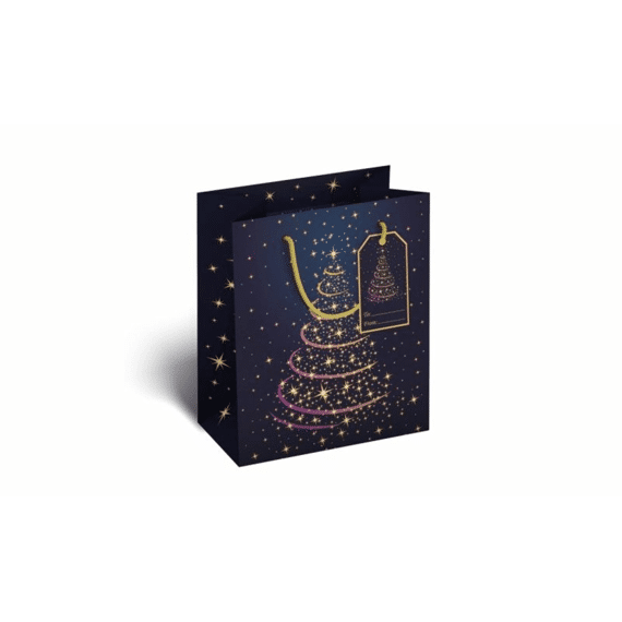 Giftbag Midnight Blue X-mas M