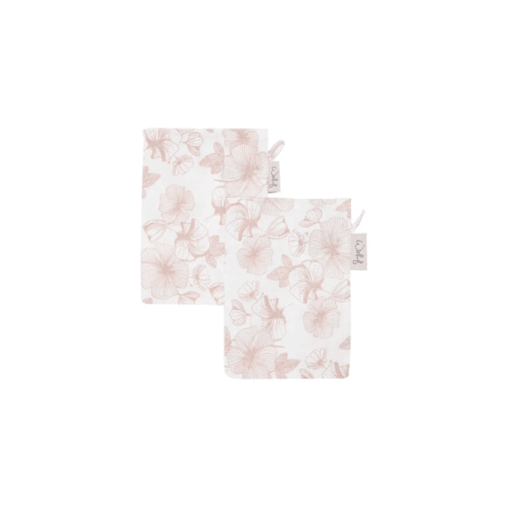 Witlof For Kids Tetra Washandjes Vintage Flowers