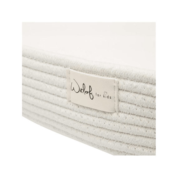 Witlof For Kids Mandje Commode Geweven