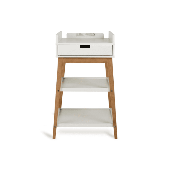 Quax Verzorgingstafel Hip + Lade Clay/walnut