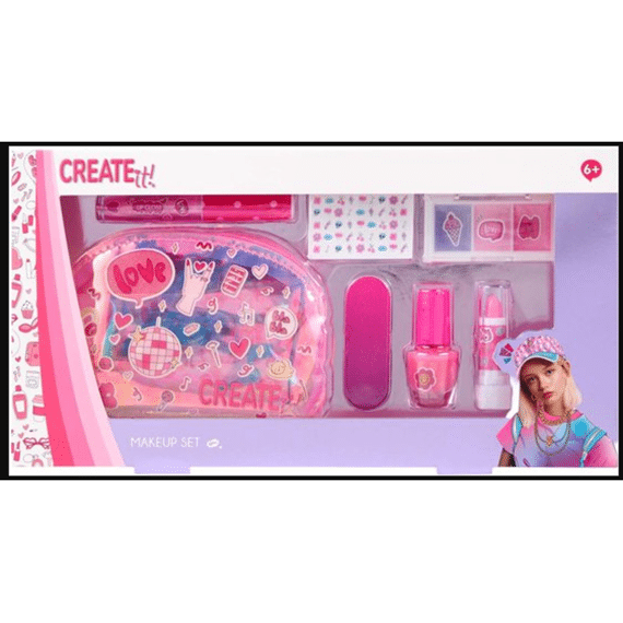 Create It! Beauty Make Up Giftset Incl. Bag