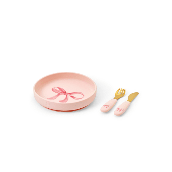 Elodie Details Silicone Bord Rosy Bow