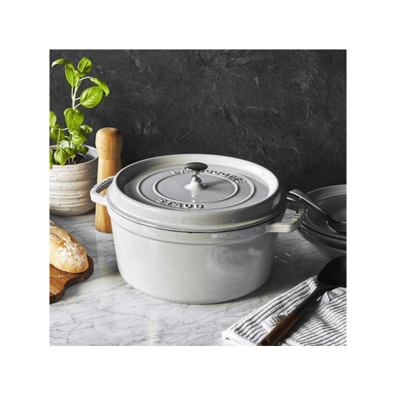 Staub La Cocotte Braad/stoofpot Wit 24cm