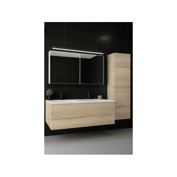 Thys Onderkast  Trendline Eik Horizontaal, Real Wood Natuur Style 140 Cm Glijst Hout