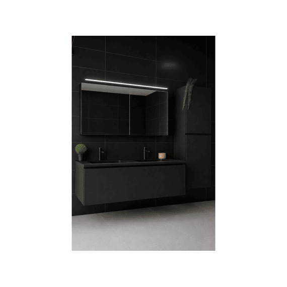 Thys Onderkast  Trendline Black Mat Style 140 Cm Glijst Hout