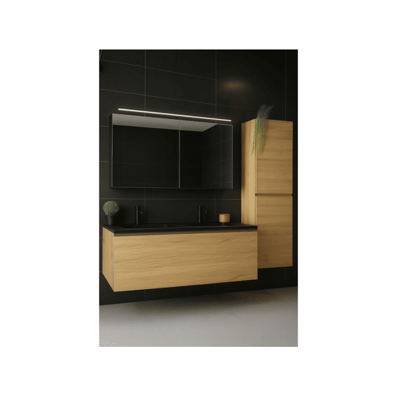 Thys Kolomkast Trendline Horizontaal Eik  Real Wood Natuur 40x160 Cm Glijst Hout