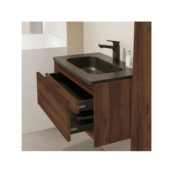 Thys Onderkast  Trendline Notelaar Horizontaal Luxe 80 Cm Glijst Hout