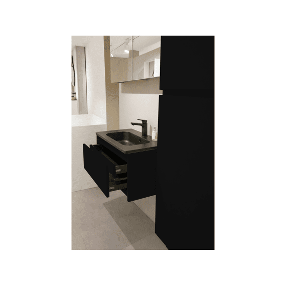 Thys Onderkast  Trendline Black Mat Luxe 60 Cm Glijst Hout