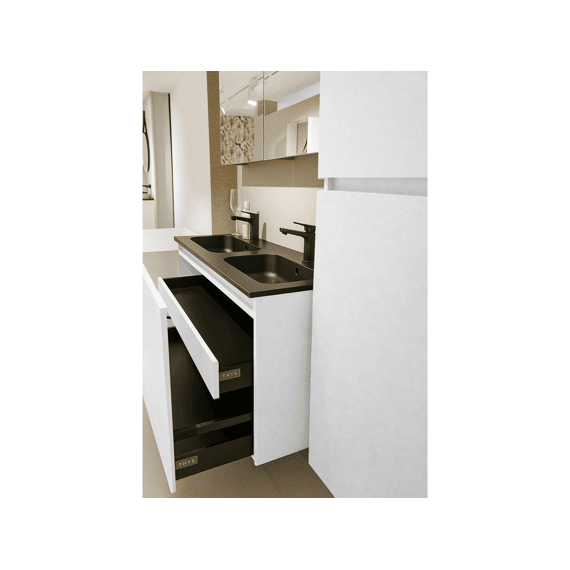 Thys Onderkast  Trendline Soft Mat Wit Luxe 120 Cm Glijst Hout