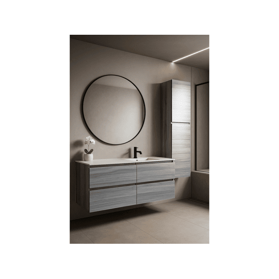 Thys Onderkast  Trendline Eik Horizontaal Rw Grijs Pure 160 Cm Glijst Hout