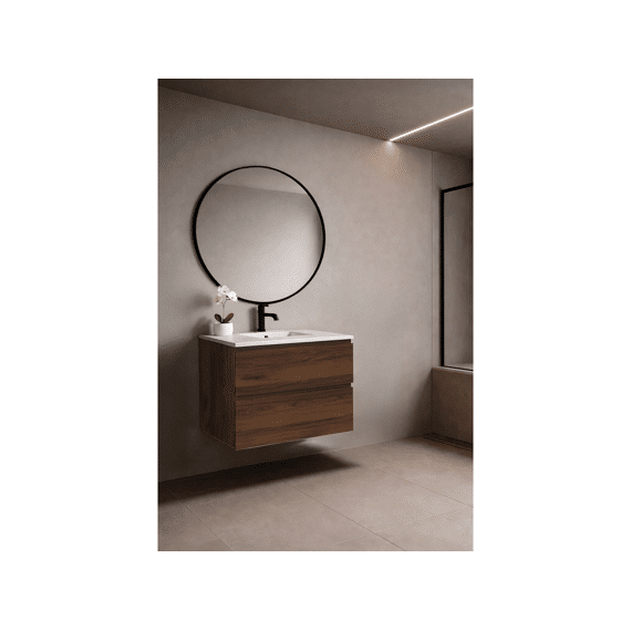 Thys Onderkast  Trendline Notelaar Horizontaal Pure 80 Cm Glijst Hout