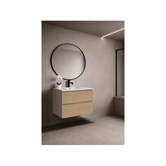 Thys Onderkast  Trendline Prime Oak Horizontaal Pure 80 Cm Glijst Hout