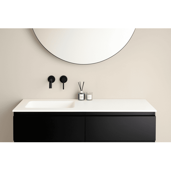 Thys Solid Surface Qube Lavabo  141x46cm Links