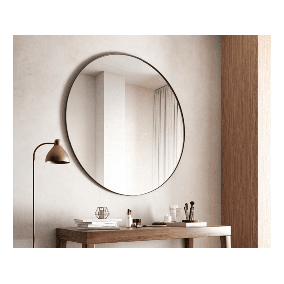 Thys June Spiegel Rond 100cm Zwart