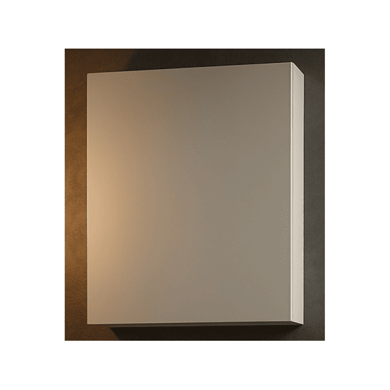 Thys Spiegelkast Trendline Soft Mat Wit 50cmx70cm 1 Deur Links