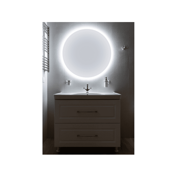 Thys Spiegel Vega Rond D 80 Cm Sfeerled Achterzijde
