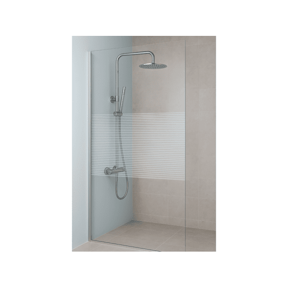 Thys Thermostatische Regendouche 25cm Opbouw Bormio Met Handdouche Chroom