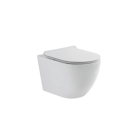 Thys Wc Pot Rimless Compact Tornado  Glanzend Wit, Incl Zitting