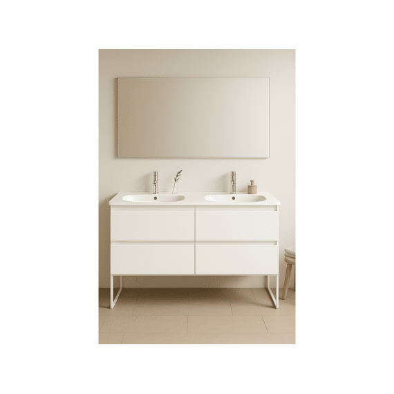 Thys Set Van 2 Meubelpoten 2x25x45cm Wit