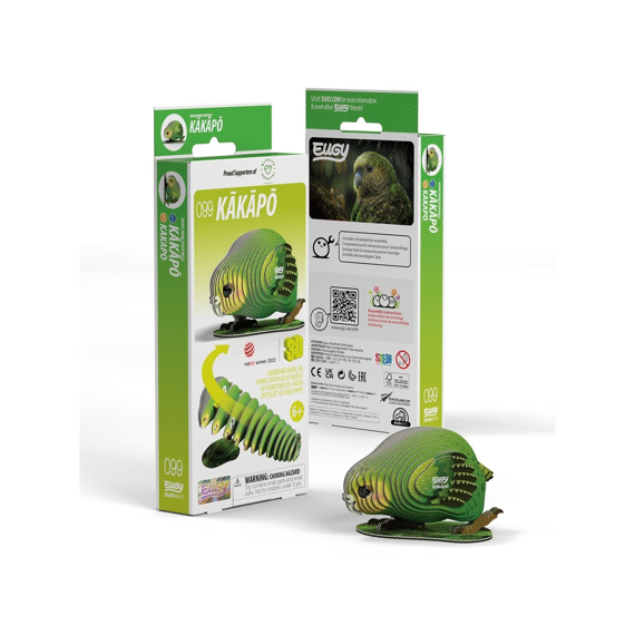 Eugy 3d Model Vogel Kakapo
