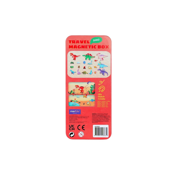 Mieredu Magnetische Puzzeldoos Reis Dinosaurusland Bevat 2 Scènes
