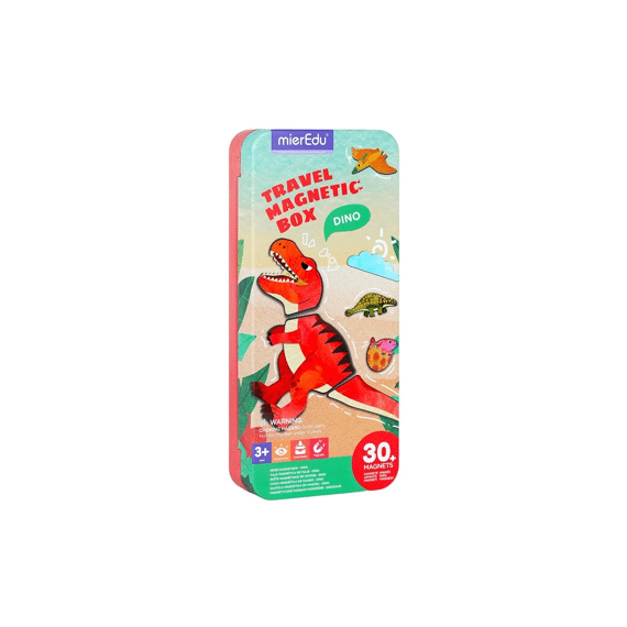 Mieredu Magnetische Puzzeldoos Reis Dinosaurusland Bevat 2 Scènes