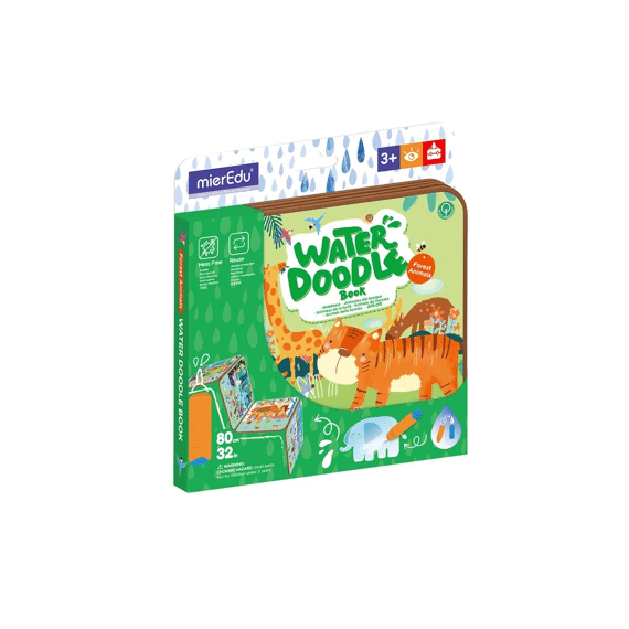 Mieredu Water Doodle Boek Bosdieren