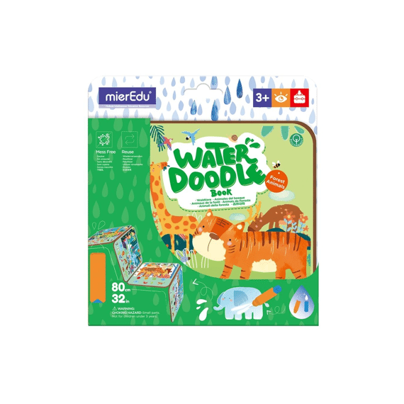 Mieredu Water Doodle Boek Bosdieren