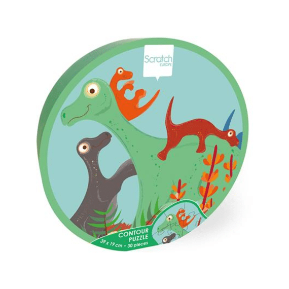 Scratch Puzzel 30st Dino