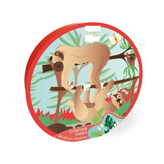 Scratch Puzzel 35st Luiaard