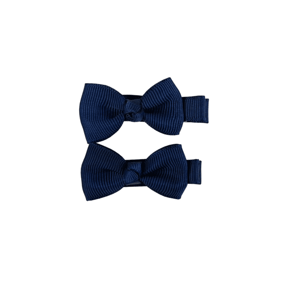 Busy Lizzie Haarclip Met Mini Strik Dark Blue