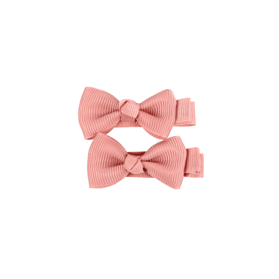 Busy Lizzie Haarclip Met Mini Strik Dusty Pink