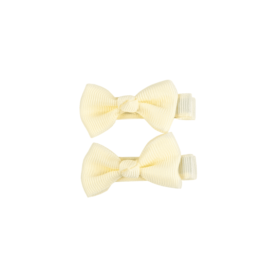 Busy Lizzie Haarclip Met Mini Strik Offwhite