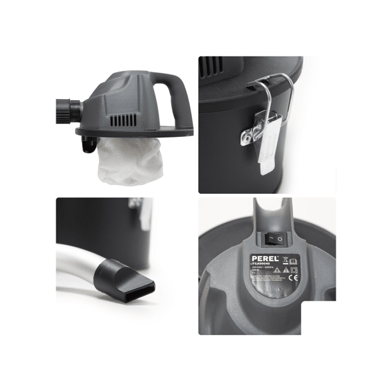 Perel Mini Aszuiger 600w 4l Met Flexibele Slang