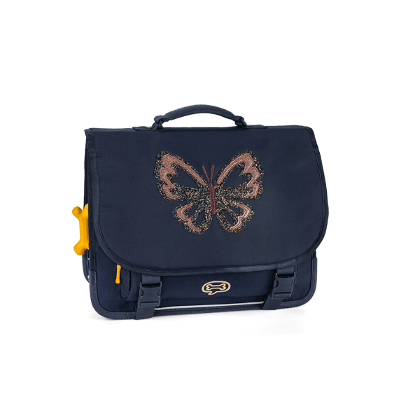 Stones And Bones Boekentas Cedar Glitter Butterfly Navy